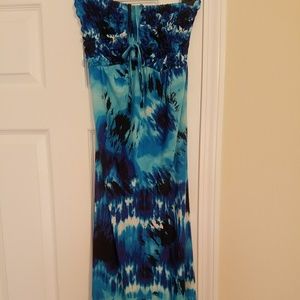 Hues of Blue Maxi dress